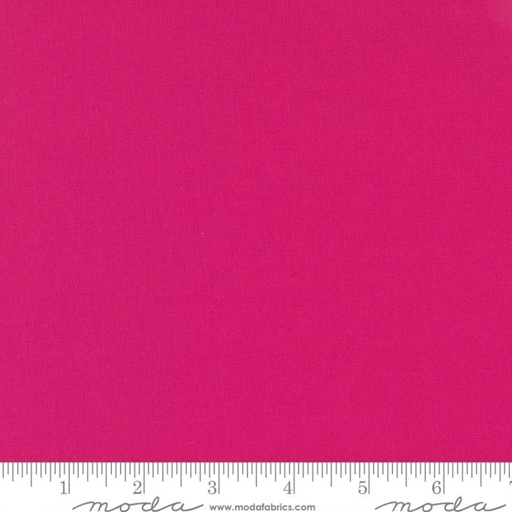 Bella Solids by Moda Fabric in Shocking Pink Fabric Moda Fabrics