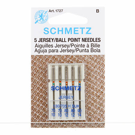 Assorted Jersey Ball Point Machine Needles Notions Schmetz