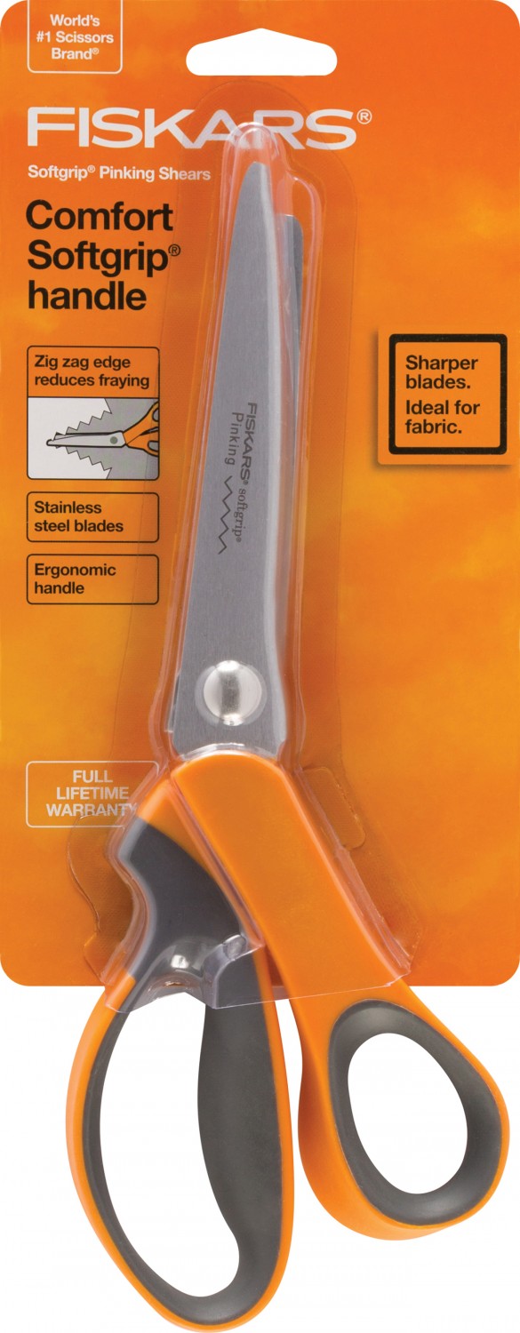 Fiskars Softgrip Pinking Shears Notions Fiskars
