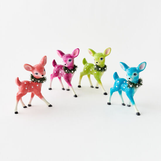 Retro Glitter Tabletop Deer