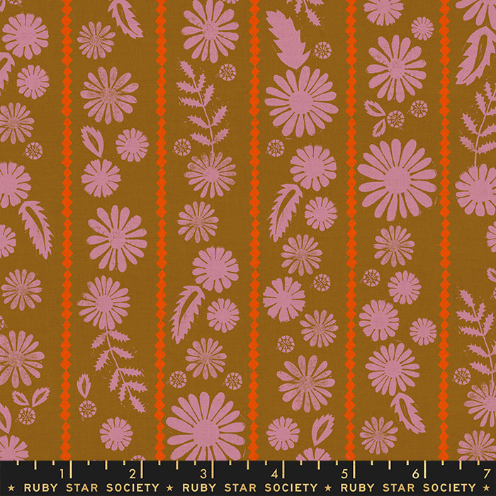 Vessel Daisy Stripe by Ruby Star Society in Suede