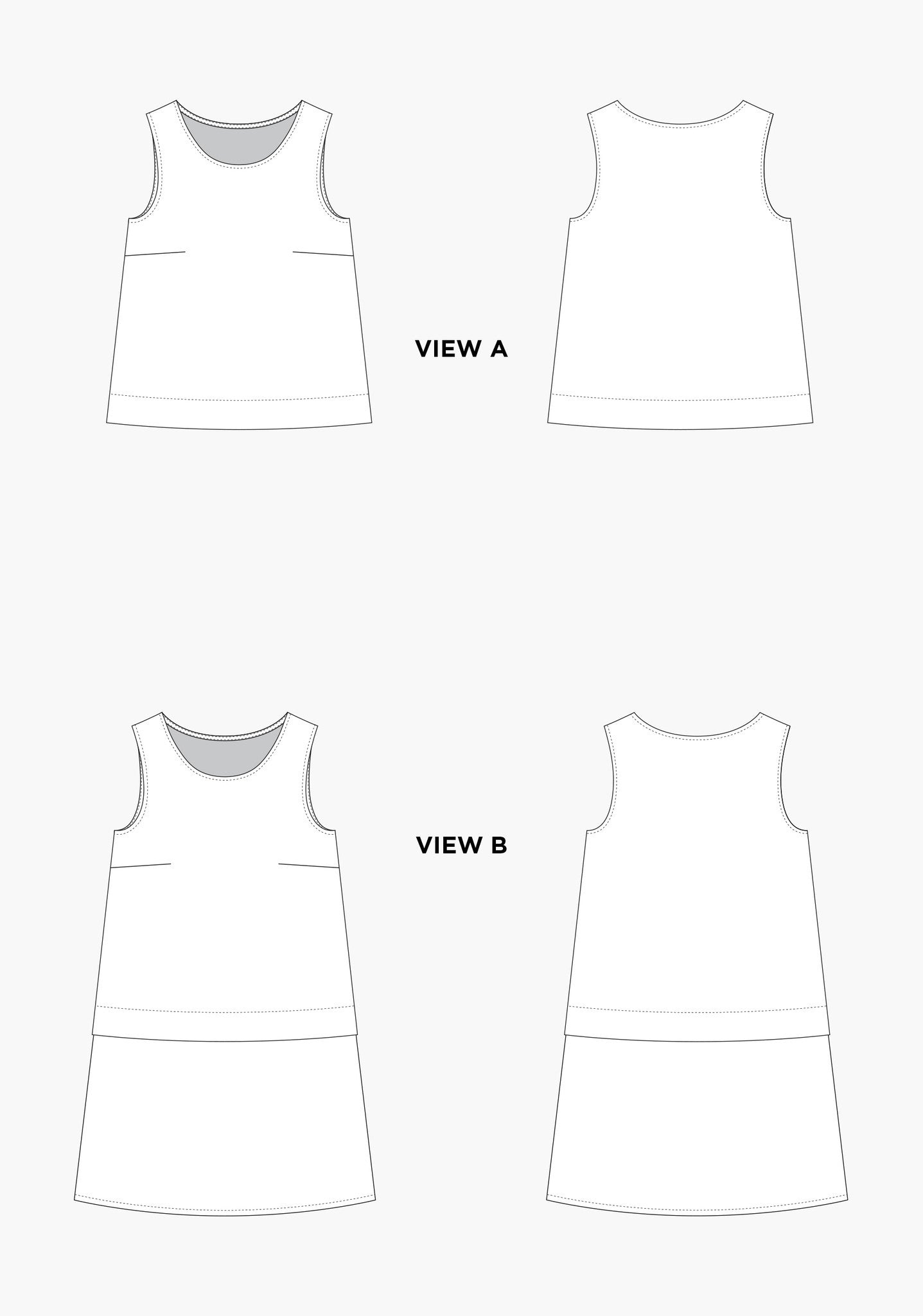 Willow Tank + Dress Pattern Pattern Grainline Studio
