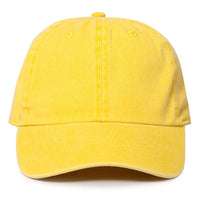 Blank Dad Hat for Embroidery Accessories Brooklyn Craft Company Yellow