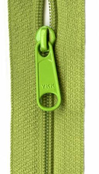 22" Designer Accents Ziplon Zipper Zipper YKK Pear Green