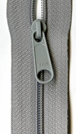 22" Designer Accents Ziplon Zipper Zipper YKK Pearl Grey