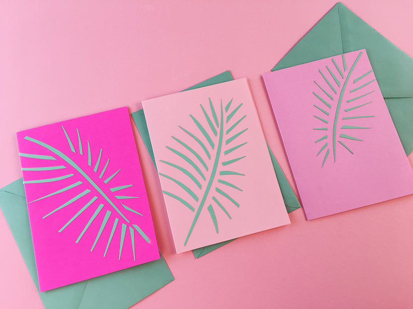 DIY: Tropical Palm Cards – Brooklyn Craft Company