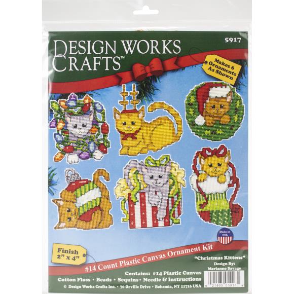 Christmas Kittens Ornament Cross Stitch Kit