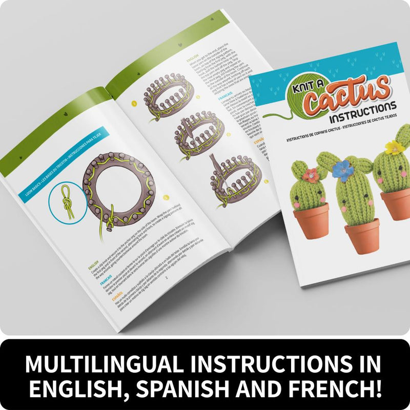 Deluxe Cactus Loom Knitting Kit Kit Style Me Up
