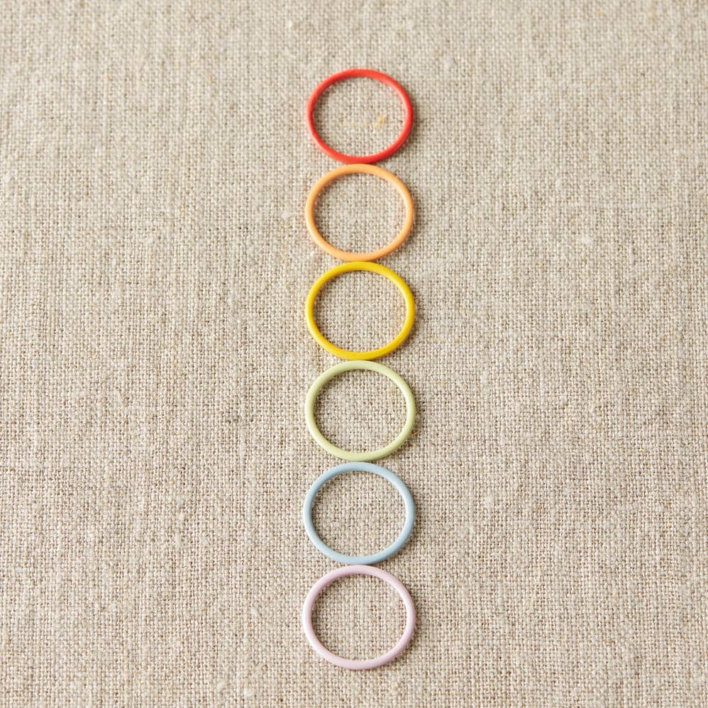 Colorful Ring Stitch Markers - Jumbo Tools CocoKnits