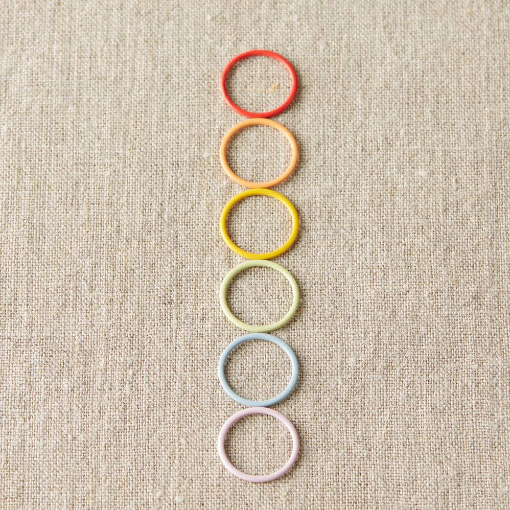 Colorful Ring Stitch Markers - Jumbo