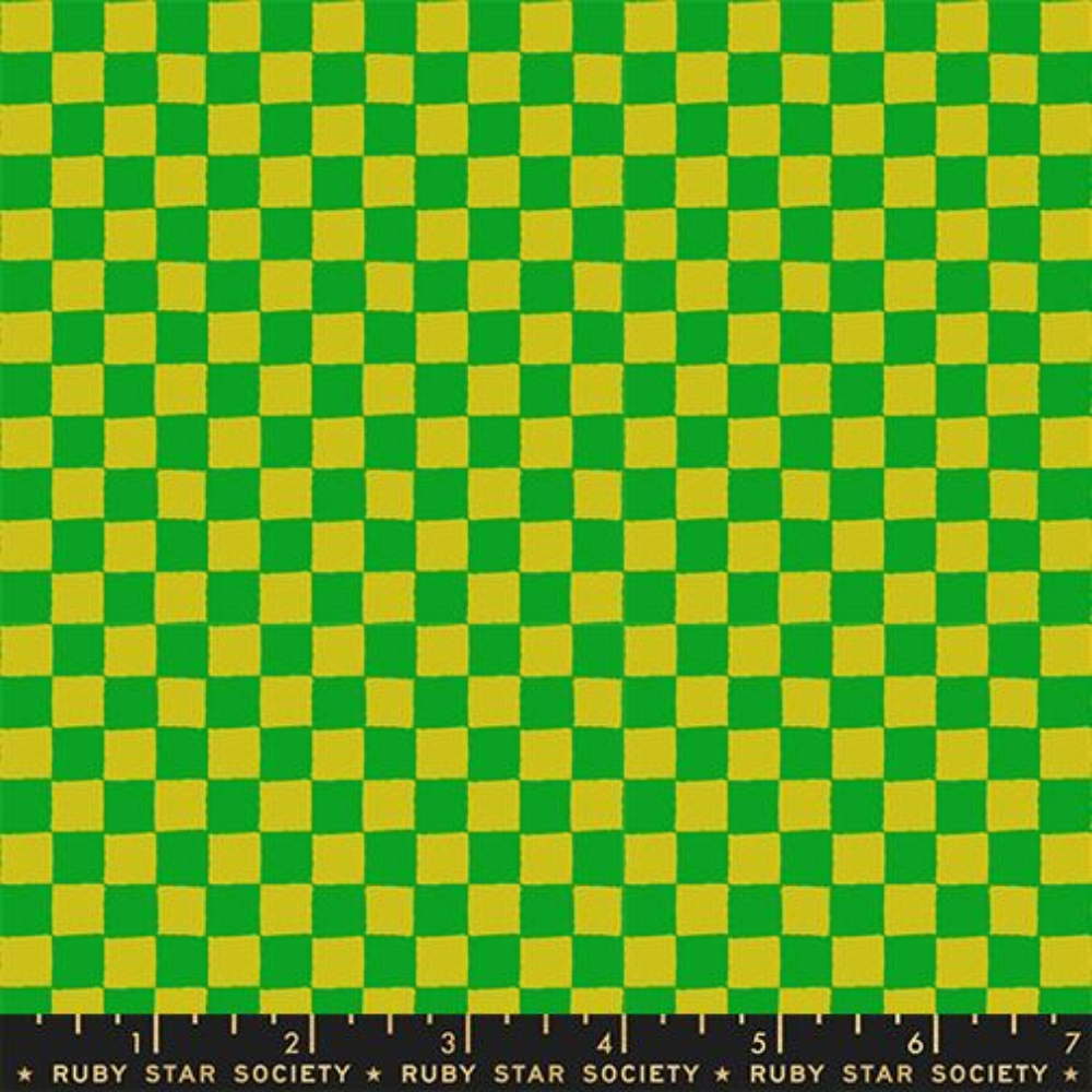 Green and lime green checkered pattern.