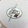 Magnetic Needle Minder - "Feeling Stabby" Needlework Snarky Crafter Designs