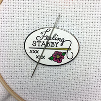 Magnetic Needle Minder - "Feeling Stabby" Needlework Snarky Crafter Designs