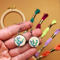 Embroidered Earrings Beginner Kit