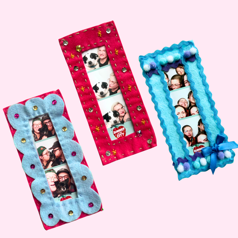 DROP-IN WORKSHOP: Photo Strip Felt Frames *Limited Time*