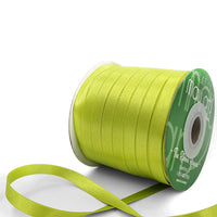 Light green ribbon spool with visible brand name on a white background