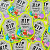 R.I.P. to My Unfinished Crafts Sticker Stickers The Peach Fuzz