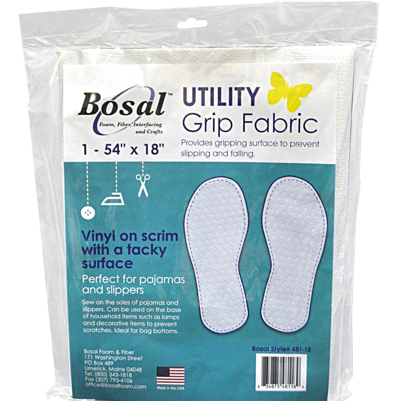 Bosal Utility Grip Fabric packaging with text and product images on a white background