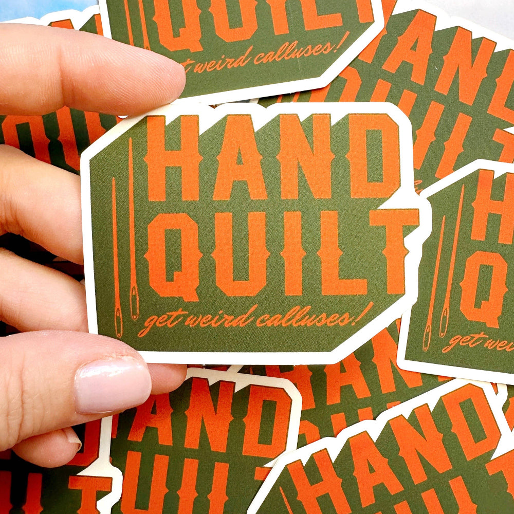 Callosity Sticker Hand Quilt: Get Weird Calluses! Sticker – Brooklyn Craft Company
