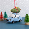 Christmas Car Mini Needle Felting Kit Kit Hawthorn Handmade
