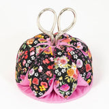 Floral Pincushion With Scissors