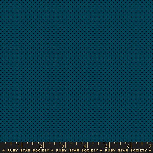 Blue fabric with a subtle pattern and Ruby Star Society label at the bottom.