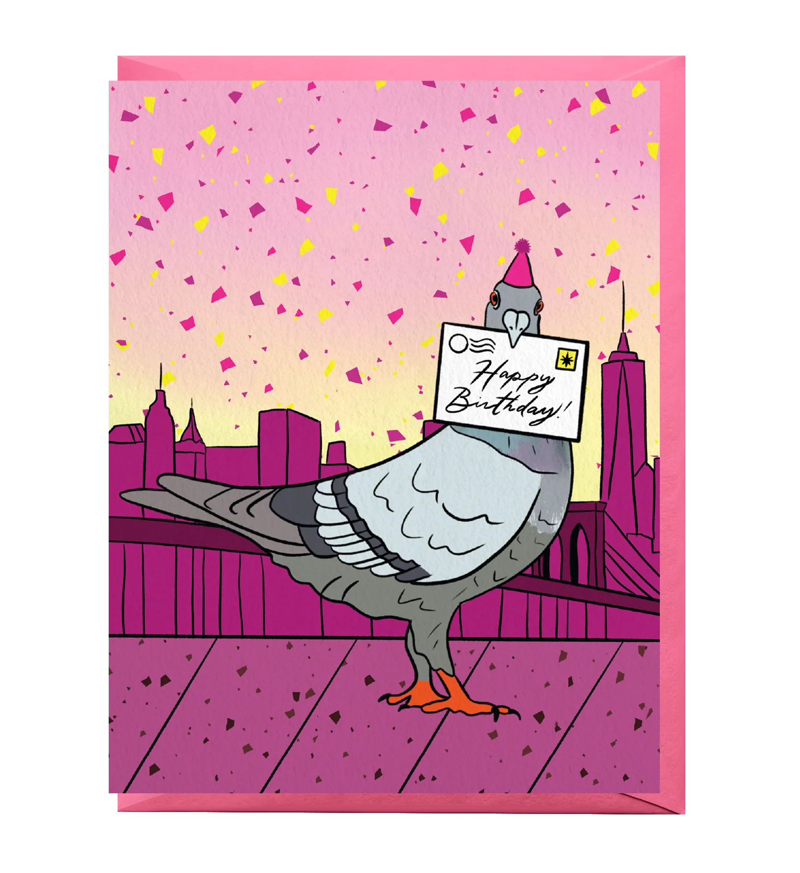 Pigeon Birthday Card