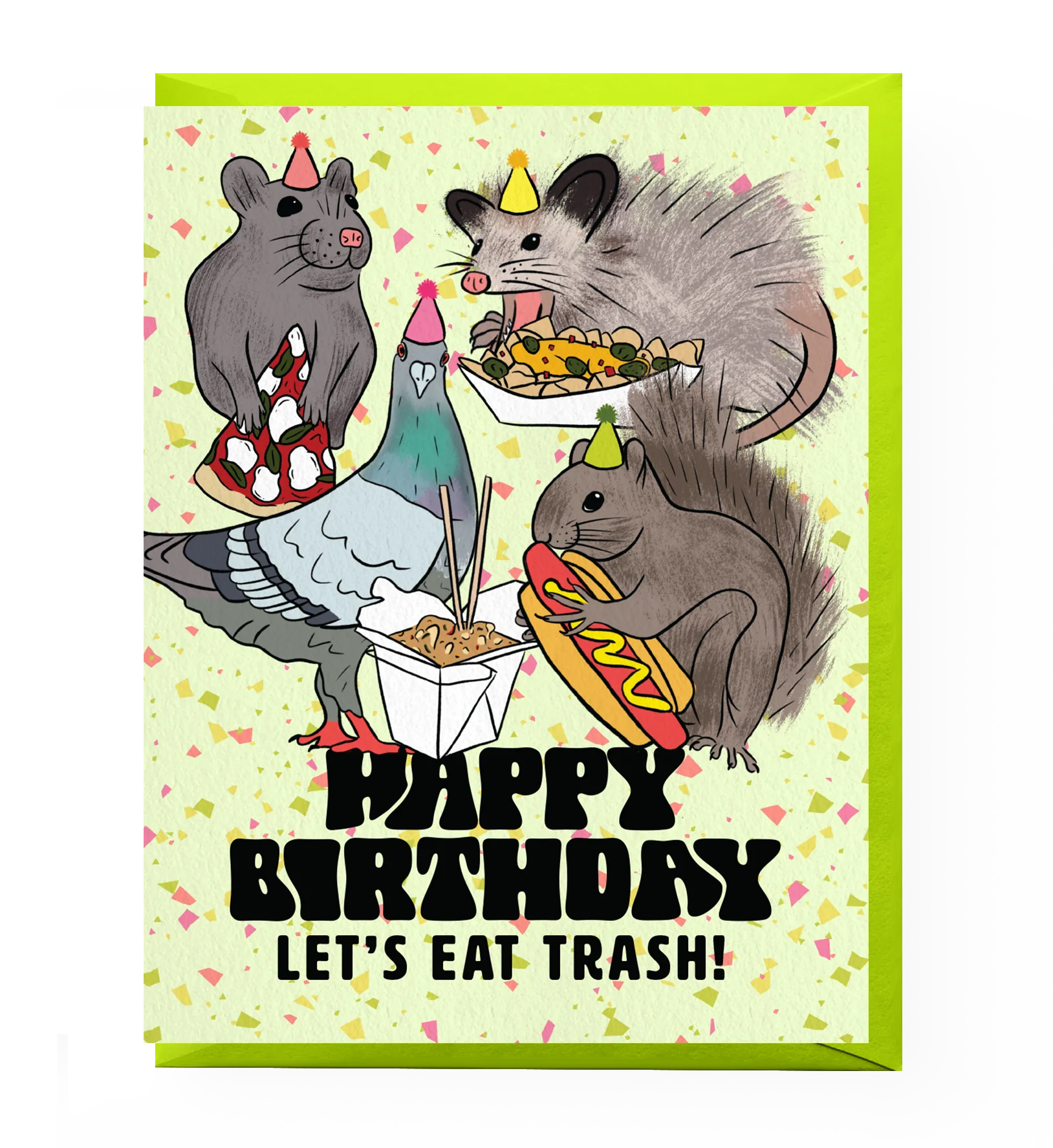 Trash Animals Card