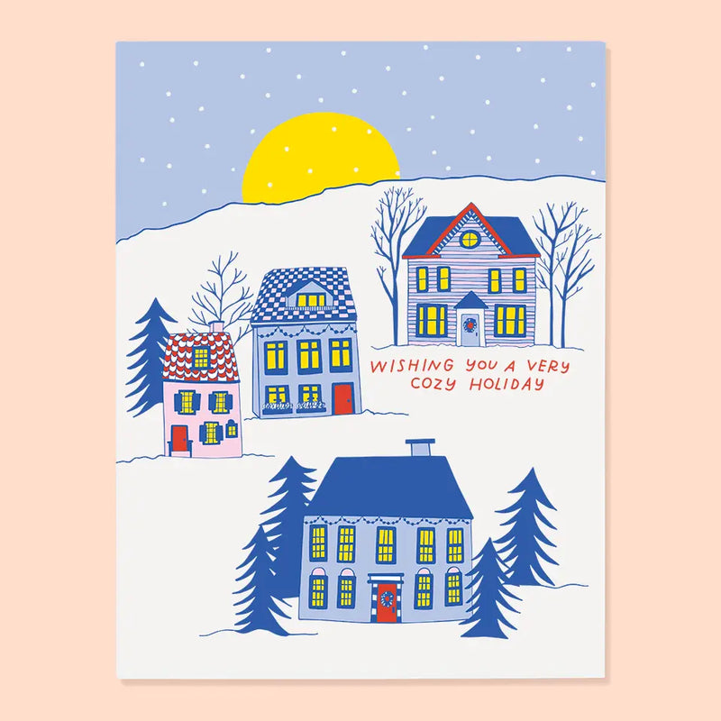 Cozy Holiday Card Greeting Cards The Good Twin