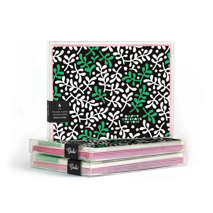 Happy Holidays To You Holiday Card- Boxed Set of 8 Greeting Cards My Darlin'