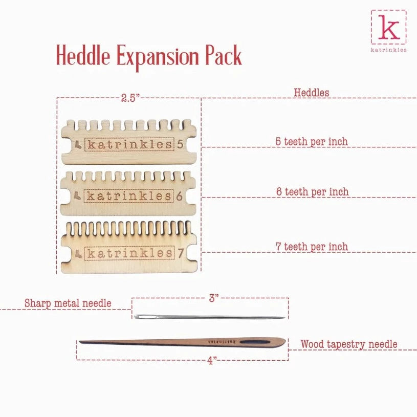 Heddle Expansion Pack for Darning and Mending Loom
