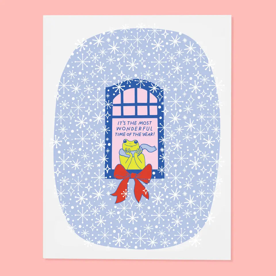 Holiday Froggy Card Greeting Cards The Good Twin