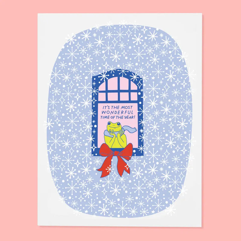 Holiday Froggy Card Greeting Cards The Good Twin