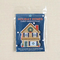 Holiday Homes Chalet Cross Stitch Kit Kit Benzie Design