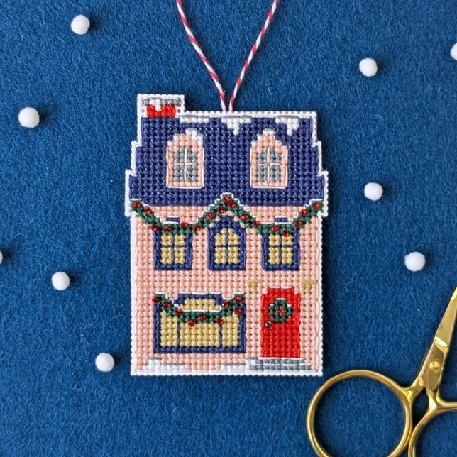 Holiday Homes Cottage Cross Stitch Kit Kit Benzie Design