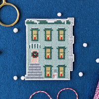 Holiday Homes Townhome Cross Stitch Kit Kit Benzie Design