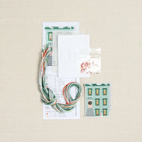 Holiday Homes Townhome Cross Stitch Kit Kit Benzie Design