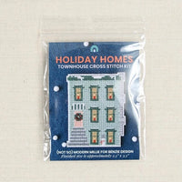 Holiday Homes Townhome Cross Stitch Kit Kit Benzie Design