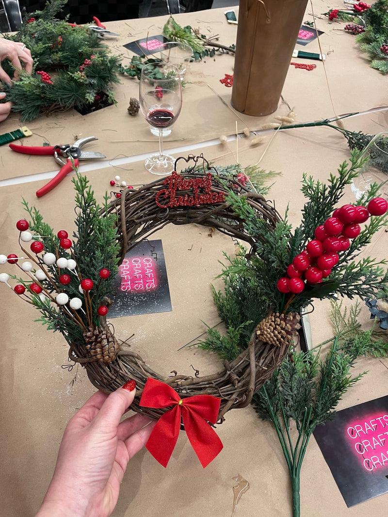 Make a Holiday Wreath Past Workshop Brooklyn Craft Company
