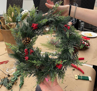 Make a Holiday Wreath Past Workshop Brooklyn Craft Company