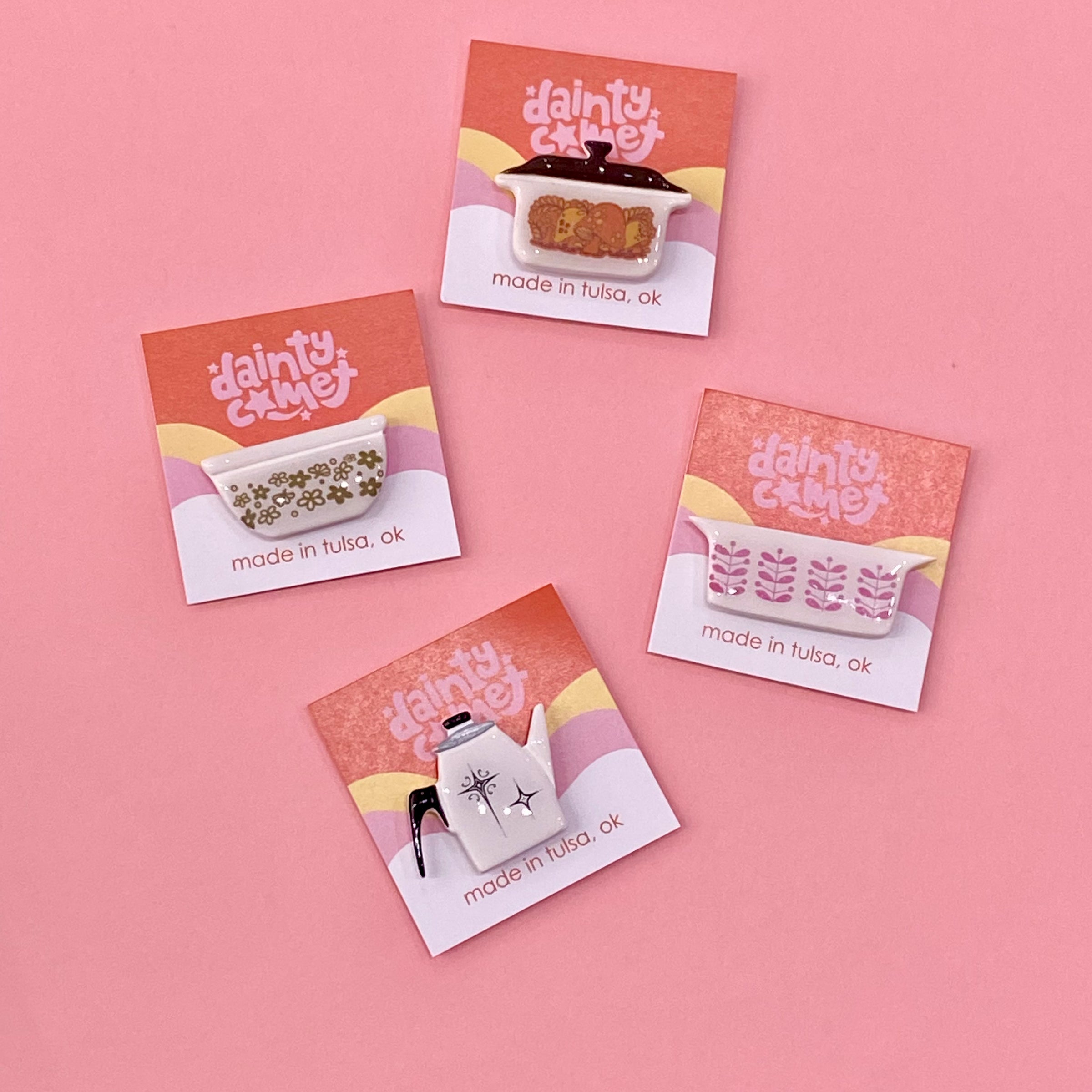 Handmade Retro Cookware Needle Minder