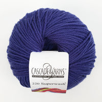Cascade 220 Superwash Yarn Cascade Blue Velvet 220 Superwash