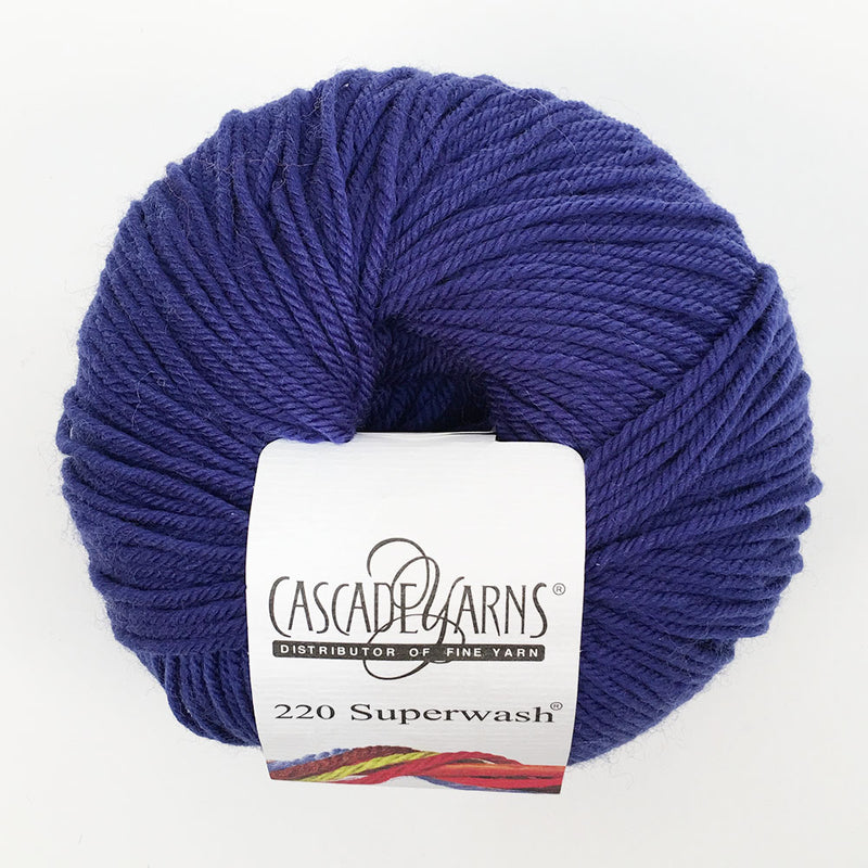 Cascade 220 Superwash Yarn Cascade Blue Velvet 220 Superwash