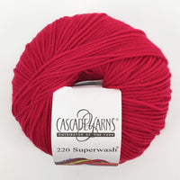 Cascade 220 Superwash Yarn Cascade Really Red 220 Superwash