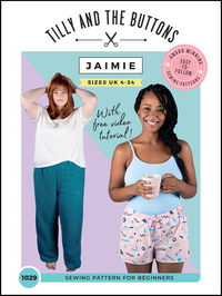 Jaimie Pyjama Bottoms and Shorts Pattern Tilly and the Buttons