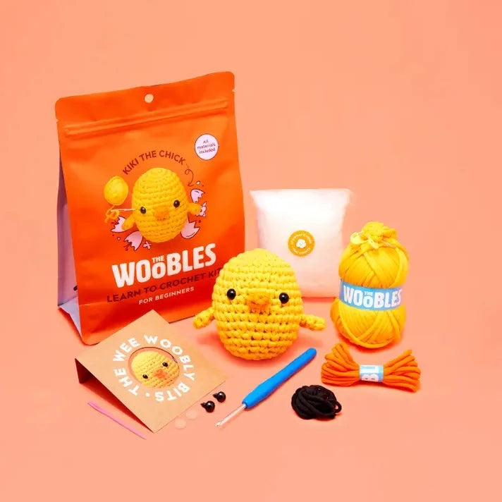 Kiki the Chick Beginner Crochet Kit Kit The Woobles