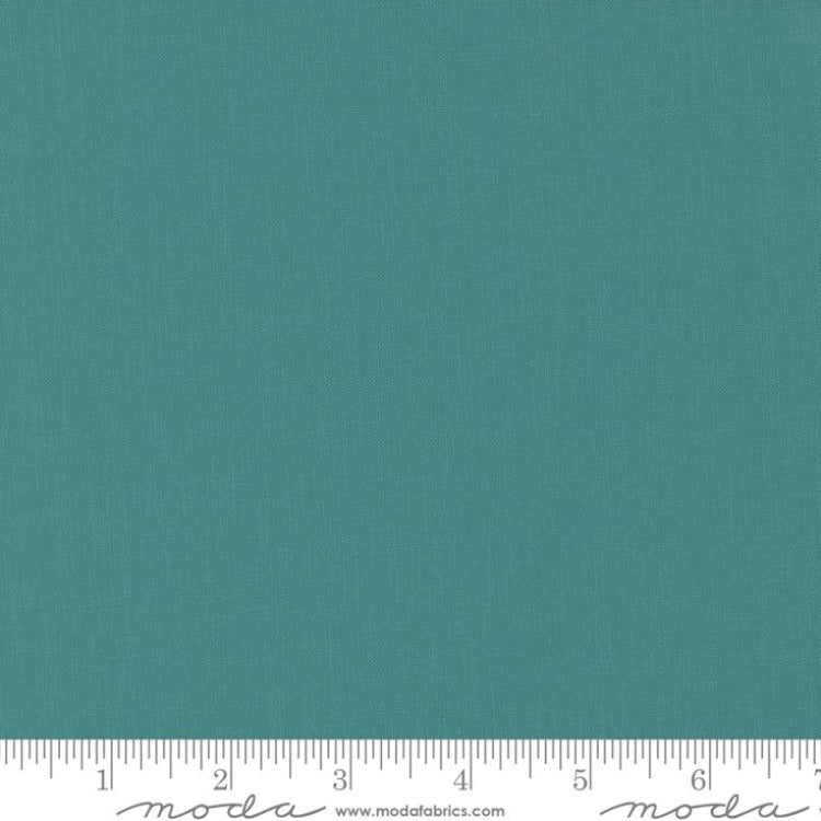 display image of a pond blue colored solid cotton fabric