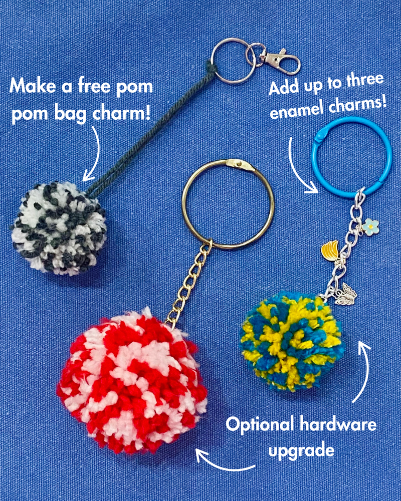 DROP-IN WORKSHOP: Pom Pom Bag Charms