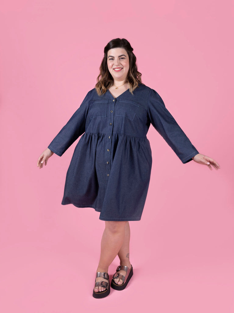 Nell Blouse and Dress Pattern Pattern Tilly and the Buttons