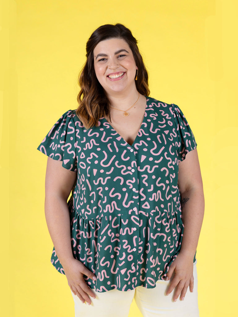 Nell Blouse and Dress Pattern Pattern Tilly and the Buttons